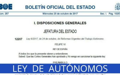 Ley de Reformas Urgentes del Trabajo Autónomo: ¿coincide lo aprobado con la Proposición inicial?