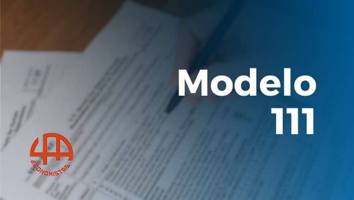 Presentar el modelo 111