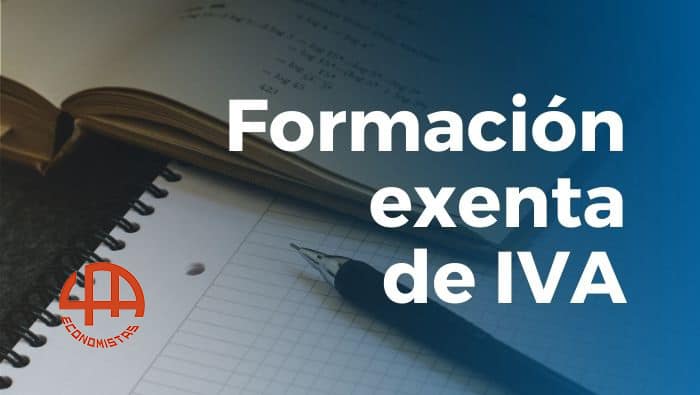 Formación exenta de IVA